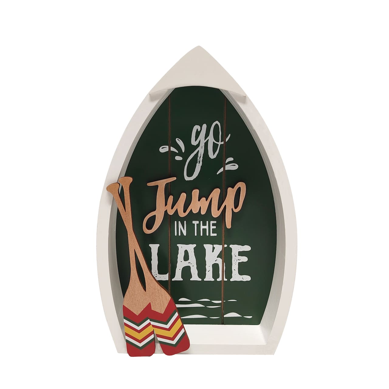 11.5" Jump in the Lake Paddle Boat Tabletop Décor by Celebrate It™